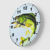 バスウォール時計 ラージ壁時計 (傾斜)