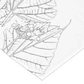 バスウッド葉 ショートテーブルランナー (コーナー)