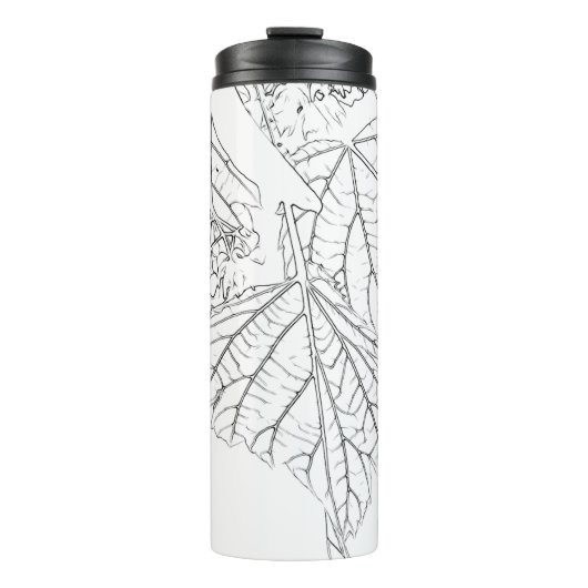 バスウッド葉 タンブラー (正面)