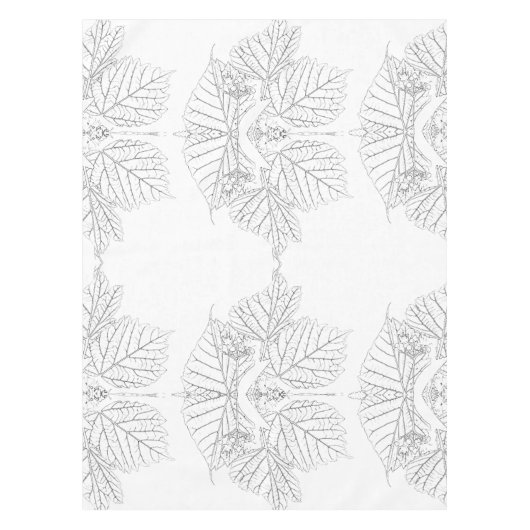 バスウッド葉 テーブルクロス (正面)