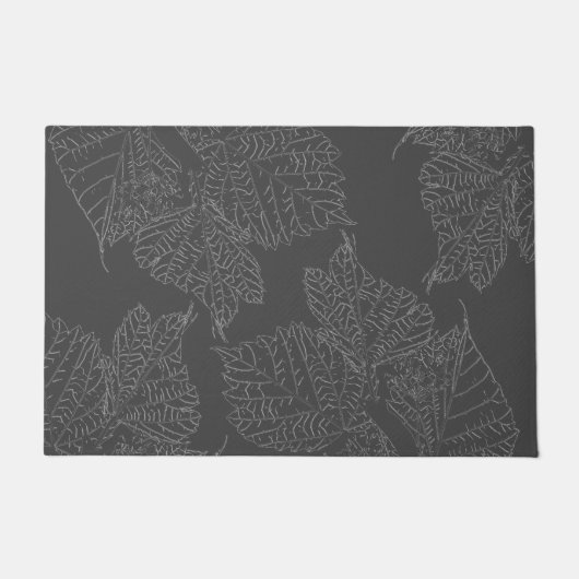 バスウッド葉 ドアマット (正面)