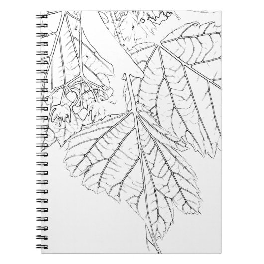 バスウッド葉 ノートブック (正面)