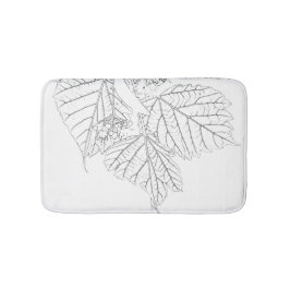 バスウッド葉 バスマット