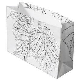 バスウッド葉 ラージペーパーバッグ
