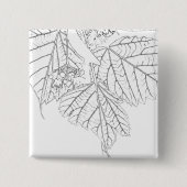 バスウッド葉 缶バッジ (正面)