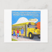 バスエンジェル感動的ポストカード ポストカード (正面)