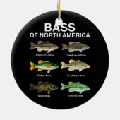 バスオブノースアメリカラブ魚釣り セラミックオーナメント (裏面)