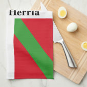 バスカスタムク国旗、イクリニャ: キッチンタオル (四つ折り)