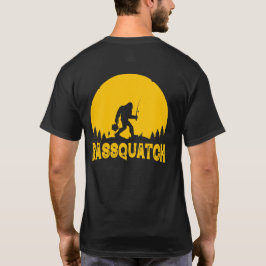 バスカッチ ビッグフット サスカッチ 満月 フィッシング Tシャツ