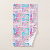 バスカラフルタオルのセット バスタオルセット (ハンドタオル)