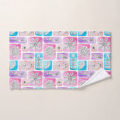 バスカラフルタオルのセット バスタオルセット (ハンドタオル)