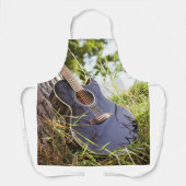 バスギタかわいらしー エプロン (正面)