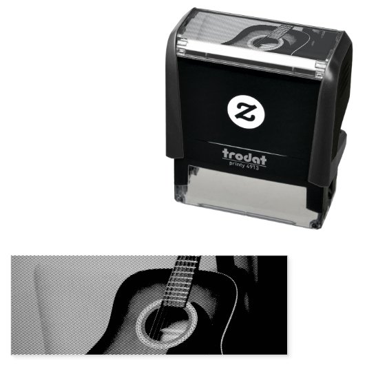 バスギタかわいらしー セルフインキングスタンプ (インサイチュ)