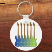 バスギタカラフルー キーホルダー (正面)