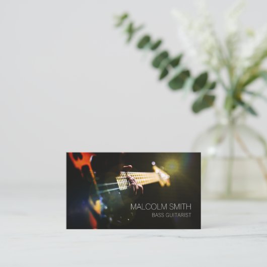 バスギタリスト 名刺 (スタンド正面)