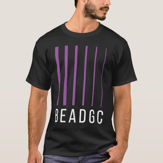 バスギタリストBEADGC 6ストリングギター Tシャツ (正面)