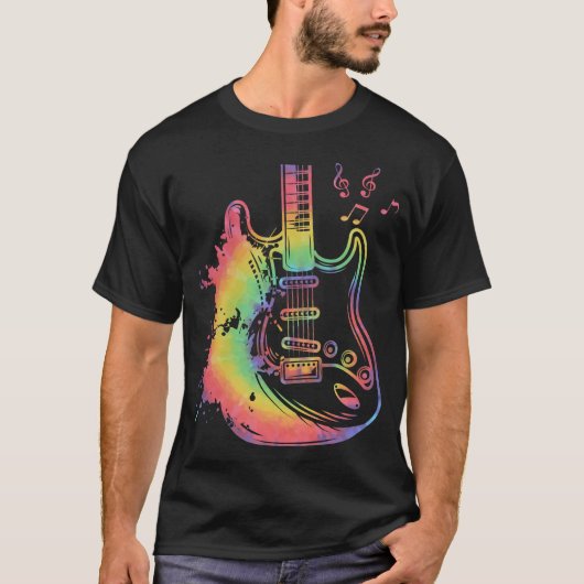 バスギタープレイヤーミュージックギタリストミュージシャンロック Tシャツ (正面)