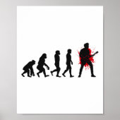 バスギタープレイヤーミュージックミュージシャンベーシストおもしろい ポスター (正面)