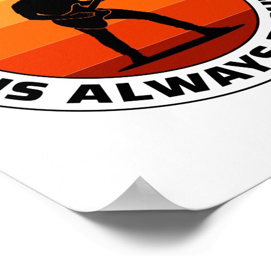 バスギタープレイヤーミュージックミュージシャンベーシストレトロ ポスター (角)