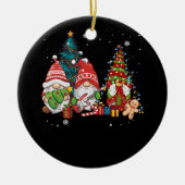 バスギタープレーヤー格言おもしろいクリスマスツリーリグ セラミックオーナメント (正面)