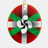 バスクのオーナメント セラミックオーナメント (左)