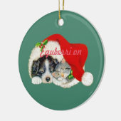 バスクのクリスマスのオーナメントのEguberri セラミックオーナメント (左)