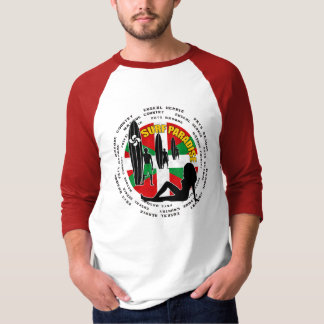 バスクのサーフィンのワイシャツ Tシャツ