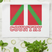 バスクの国およびikurriña、 キッチンタオル (折り畳み)