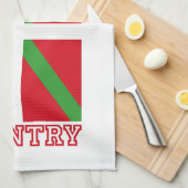 バスクの国およびikurriña、 キッチンタオル (四つ折り)