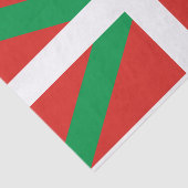 バスクの国のティッシュペーパーの旗 薄葉紙 (詳細)