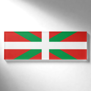 バスクの国の名札の旗 名札