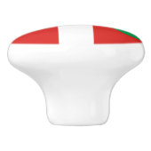 バスクの国の陶磁器のノブの旗 セラミックノブ (側面)