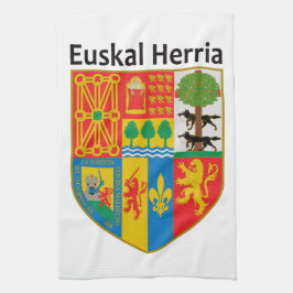 バスクの国(Euskal Herria)の紋章付き外衣、 キッチンタオル