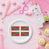 バスクの旗スペイン ペーパープレート (パーティー)