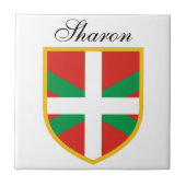 バスクの旗 タイル (正面)