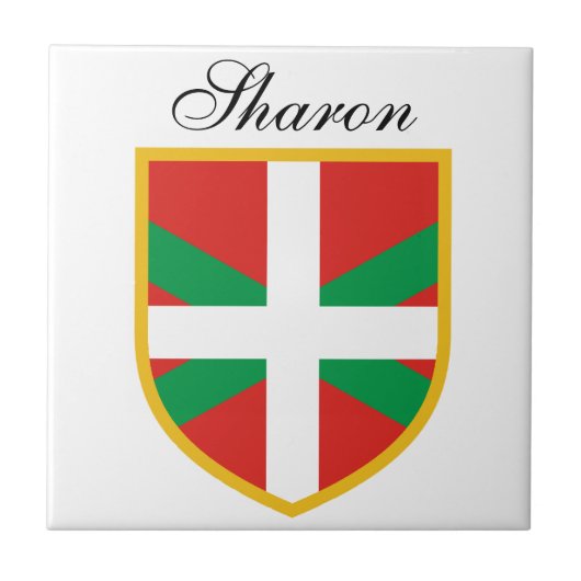 バスクの旗 タイル (正面)