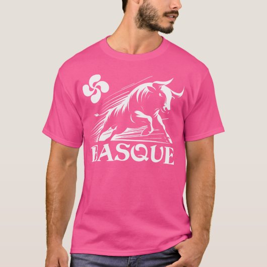 バスクの牛追い祭り サン・フェルミン Tシャツ (正面)