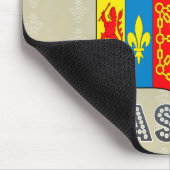 バスクの紋章付き外衣 マウスパッド (コーナー)