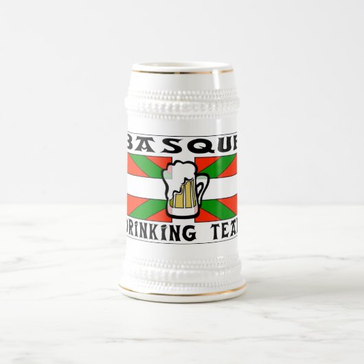 バスクの飲むチームビールステイン ビールジョッキ (中央)