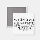 バスクもっとも偉大ラリネットプレイヤークローズ マグネット (正面/裏面)