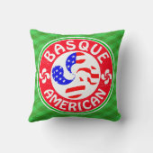 バスクアメリカンユースカラウブルクロス クッション (裏面)