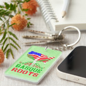 バスクアメリカンルーツキーリング キーホルダー (正面右)