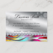 バスクイーンネイルサロンバブルはっきりした 名刺 (裏面)