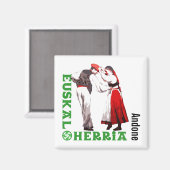 バスクカスタム踊り、イウスカル・ヘリア伝統的: マグネット (正面/裏面)