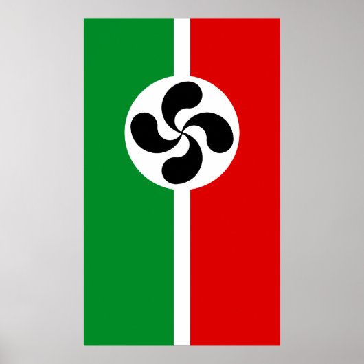 バスククロスプリント ポスター (正面)