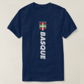 バスクスペインビクトリーバスクサッカージャージースタイル Tシャツ (デザイン正面)