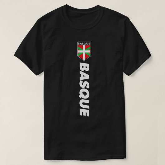 バスクスペインビクトリーバスクサッカージャージースタイル Tシャツ (デザイン正面)