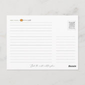 バスクチーズケーキレシピはがき ポストカード (裏面)