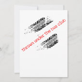 バスクラブの下に投げ込まれる招待状 招待状 (正面)