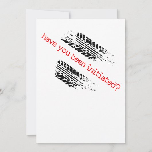 バスクラブの下に投げ込まれる招待状 招待状 (裏面)